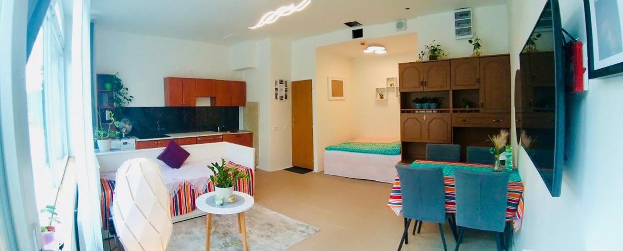 Green Studio Praha 2 L Ground Floor Free Parking المظهر الخارجي الصورة